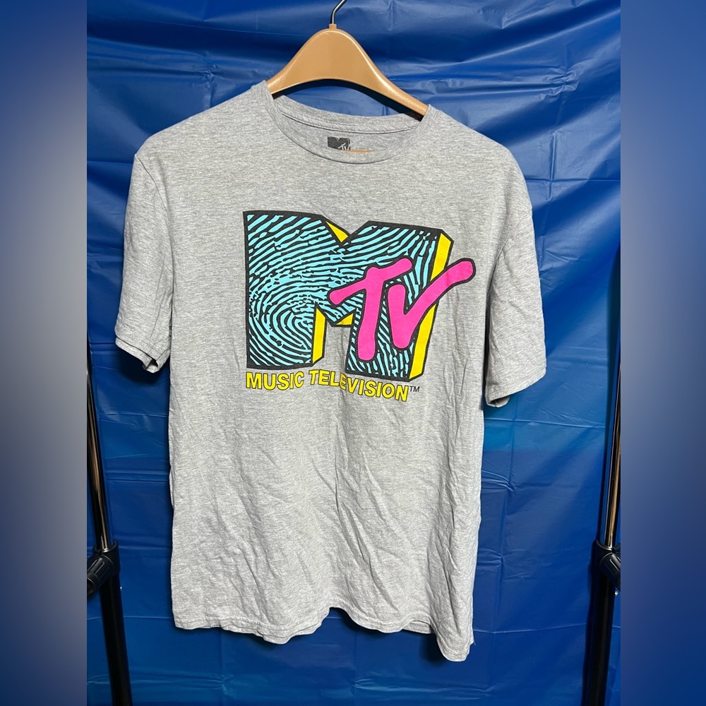 MTV Retro Tshirt Sz L (at1)